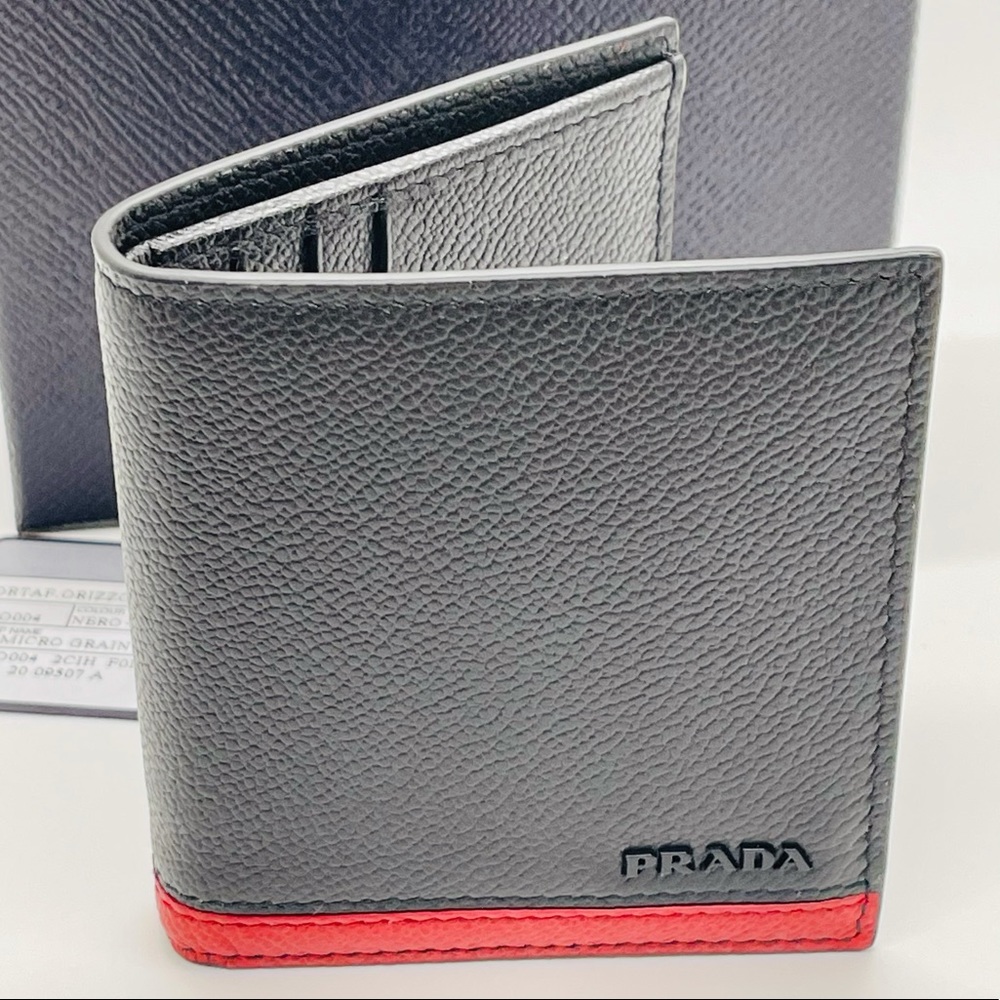 Prada Saffiano Leather Bifold Wallet